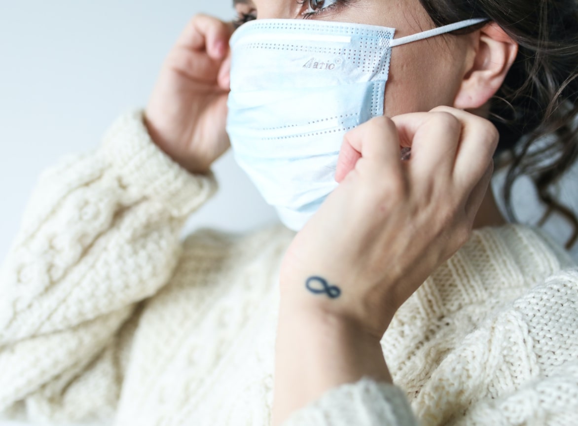 pexels-polina-tankilevitch-3873197@2x women wearing surgical mask